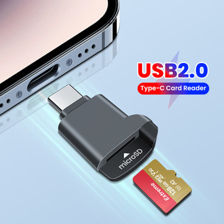 Đầu đọc thẻ Elough Type C USB C2.0 sang TF Đầu đọc thẻ nhớ tốc độ cao