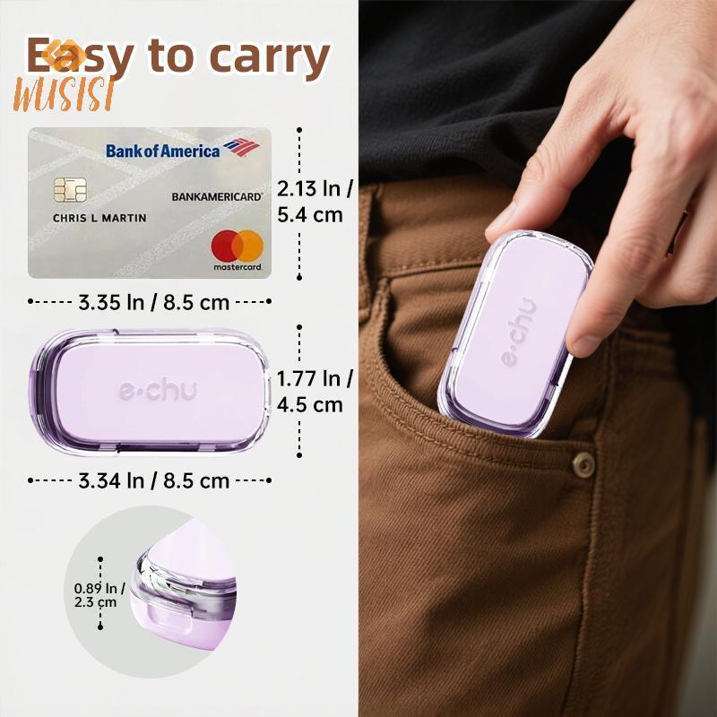 [WUSISI] Máy cắt thuốc 3in1 Cắt chính xác thành một nửa / thứ ba / quý Bộ chia thuốc Máy tính bảng di động Bộ chia thuốc MỚI