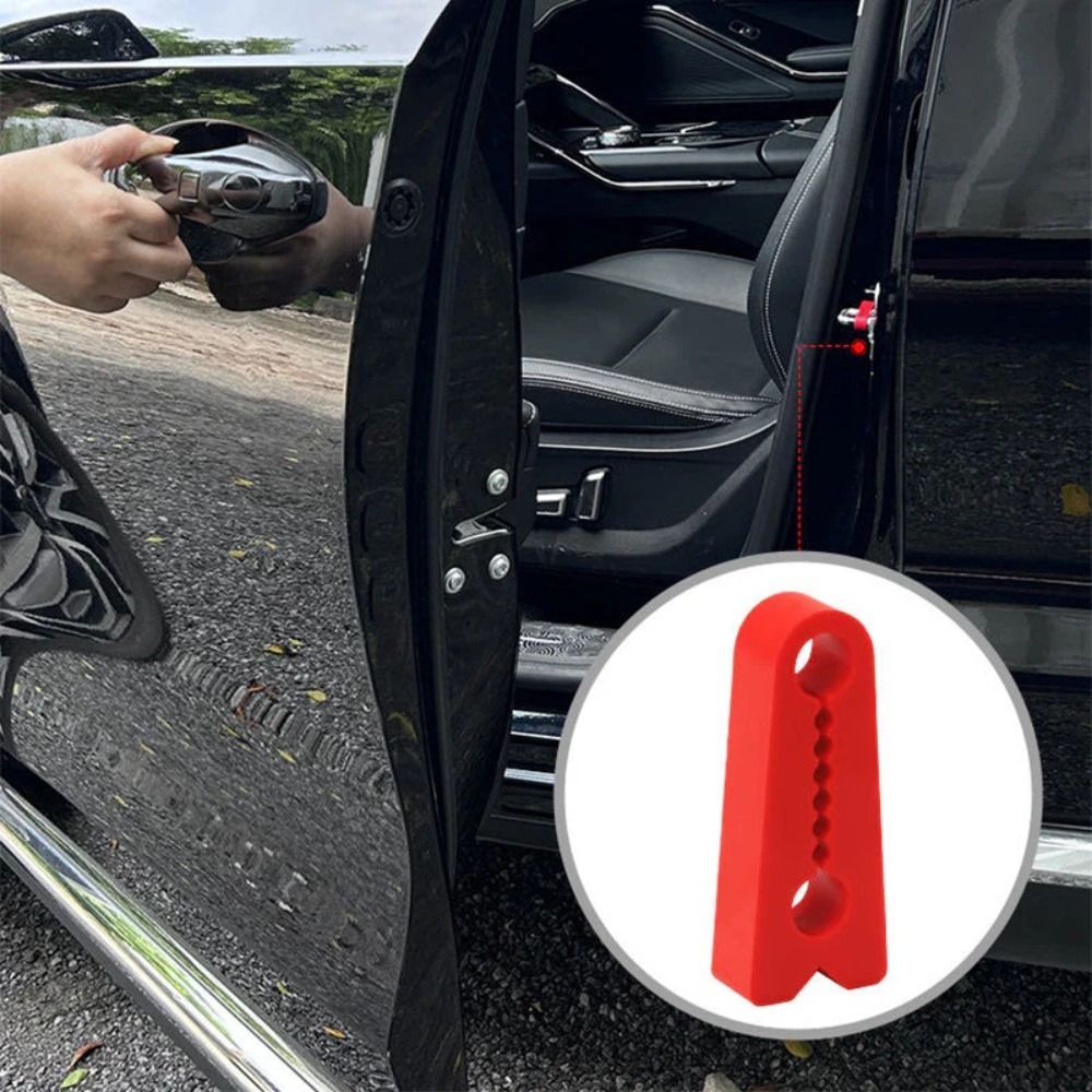 LAKAM 4 Cái Khóa Cửa Ô Tô Bộ Đệm Giảm Âm Thanh, Giảm Sốc Cách Âm Bảo Vệ Khóa Cửa Ô Tô, Con Dấu Silicon Bền Đẹp Giảm Chấn Khóa Cửa Đệm Phụ Kiện Tự Động