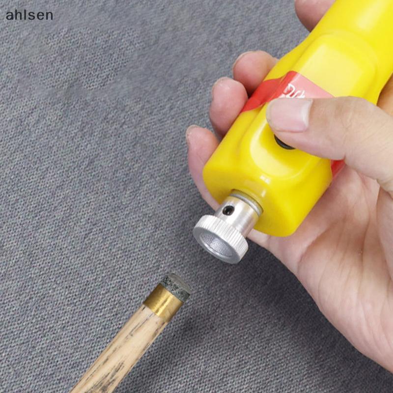 Ahlsen Điện Bida Cue Tip Shaper Bi-a Đầu Bể Bơi Lặn Shaper Bể Bơi Di Động Cue Đầu Điều Chỉnh Và Công Cụ Sửa Chữa Để Thay Đổi PH