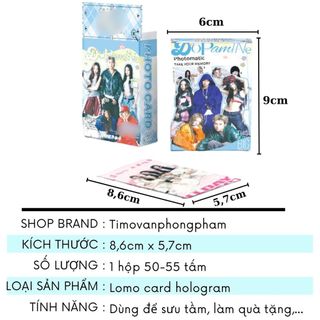 Card Hologram Kpop Nhóm Mix Group Nam Nữ Cool Hộp 50-55 Tấm Ảnh QT122