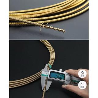￼Dây mồi luồn điện cáp Có Bánh xe 4mm bánh xe, đầu bi tròn loại 10m, 15m (Tặng 2 dây thít nối)