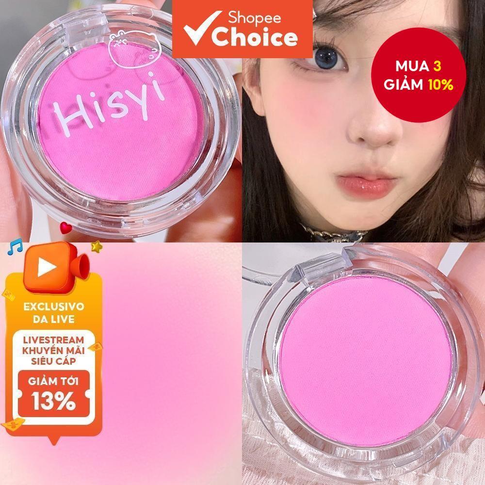 HISYI Thấm Nước Matte Blush – Màu Đơn, Lâu Dài, Thân Thiện Với Da, Đa Hình, Unisex