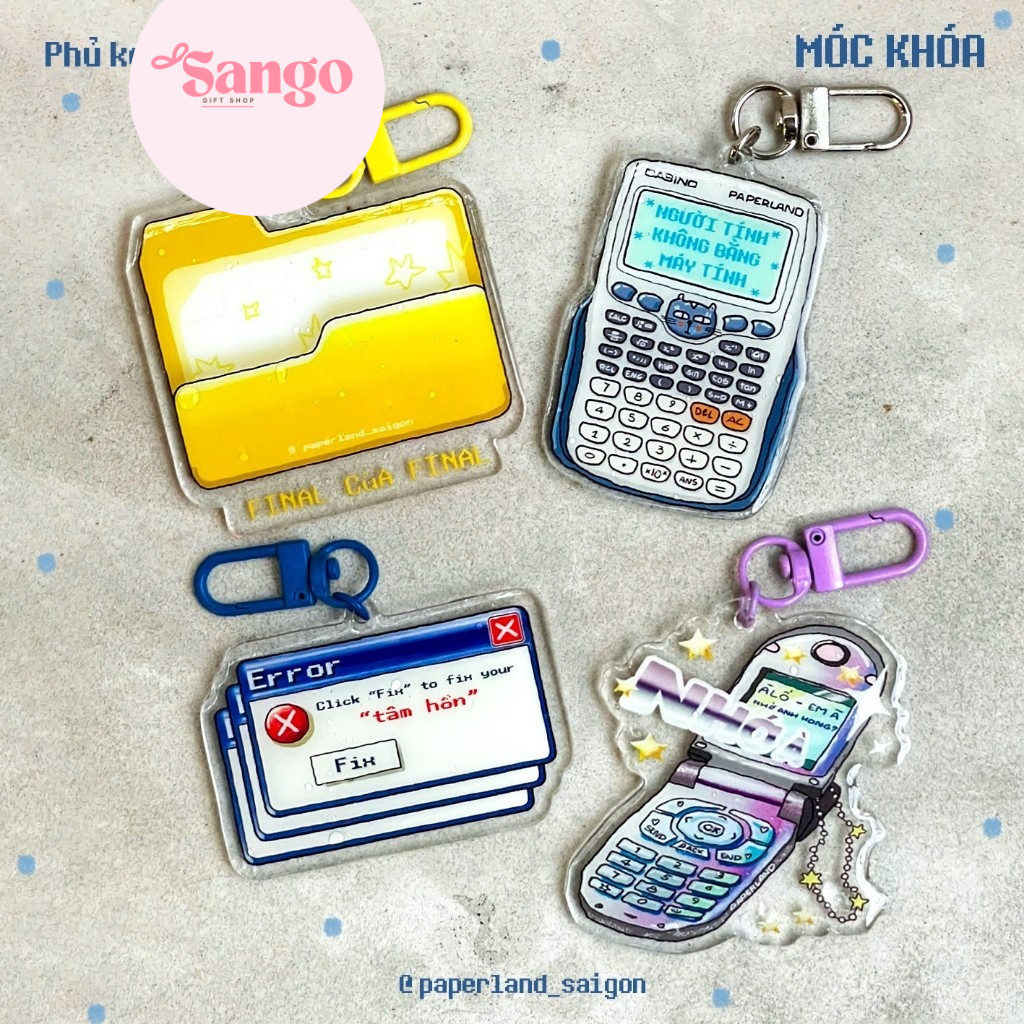 MÓC KHÓA  người tính không bằng máy tính - Sango