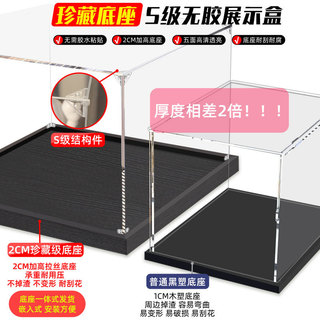 [Hộp chống bụi acrylic] Thích hợp cho xe đua Lego speed Series F1 77242 77244 77251 Hộp trưng bày acrylic chống bụi