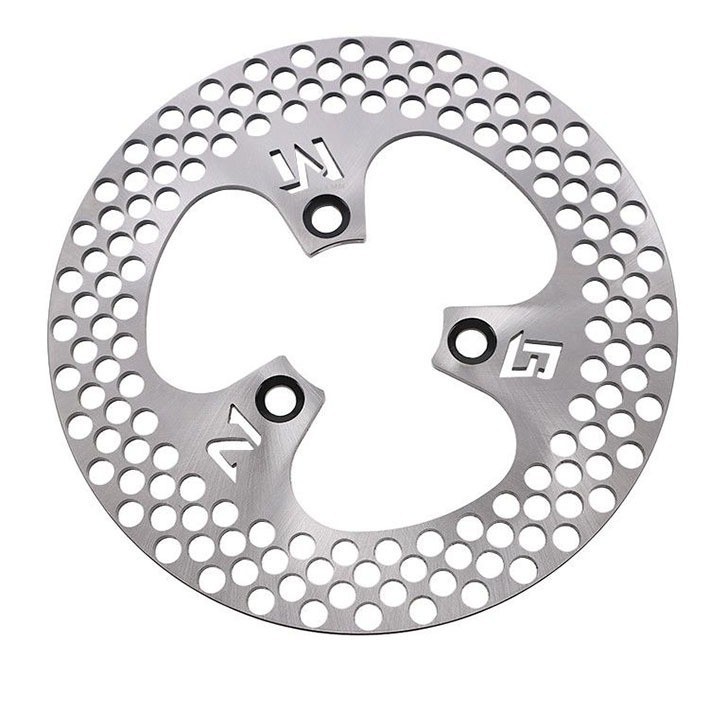 Đĩa phanh lỗ chất lượng 220mm cho xe điện - Tản nhiệt tốt, giảm suy giảm hiệu suất phanh