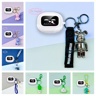 Dành Cho Ugreen EchoBuds Magic / T6 Magic Tai Nghe TPU Trong Suốt Vỏ Bảo Vệ Tai Nghe Vỏ Mềm Vỏ Bảo Vệ Tai Nghe Transpent Có Mặt Dây Chuyền