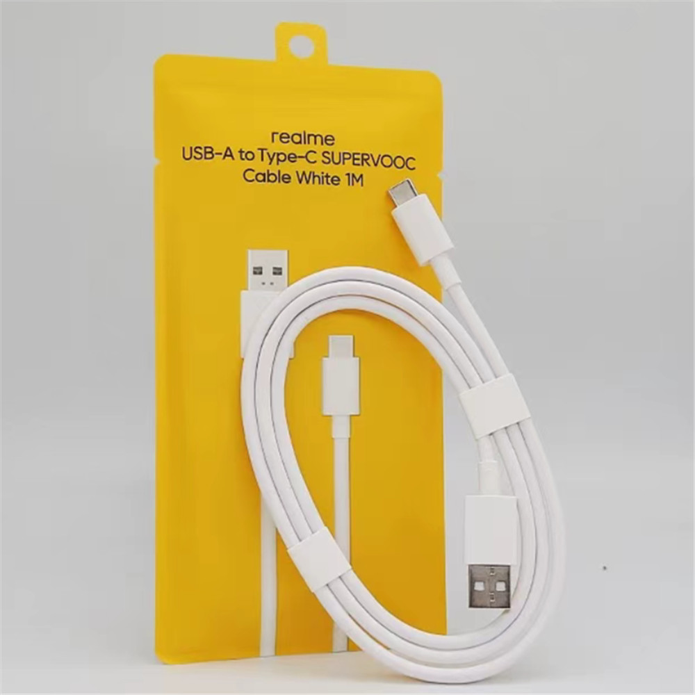 Cáp SuperVOOC USB-A sang Type-C chính hãng cho Realme 15 14 13 Pro GT Neo 7 SE 12A Dây sạc nhanh Tương thích với OPPO OnePlus
