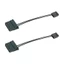 PCF * 2 5 Chiếc 4pin Quạt Chuyển Đổi Nguồn Cáp 10cm Linh Hoạt Máy Tính Hệ Thống Làm Mát Phụ Kiện