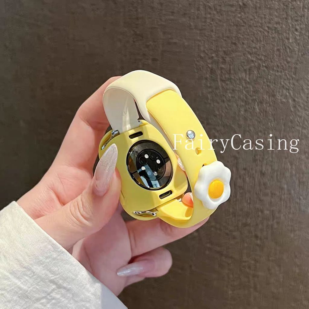 Dây Silicon Cho Apple Watch Dây S11 46mm 44 45 40 42 41mm Vòng Tay IWatch Series 10 9 8 7 SE Ultra 2 3 49mm Dây Đeo