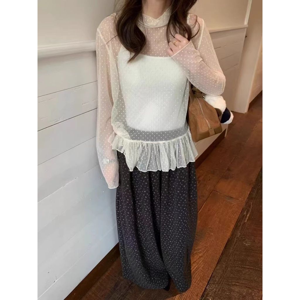 Milyfashion T-Shirt Mỏng Chấm Bi, Phù Hợp Cho Mọi Hoạt Động Hàng Ngày