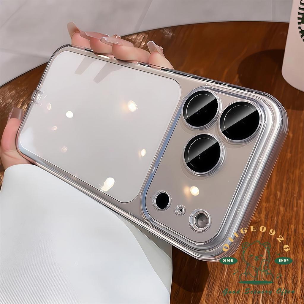 【 Ốp lưng iPhone17 】 Vỏ điện thoại mạ màu cam chống rơi iphone17 Pro Max 16 15 14 13 12 cho vỏ iPhone Vỏ mềm silicon TPU chống sốc