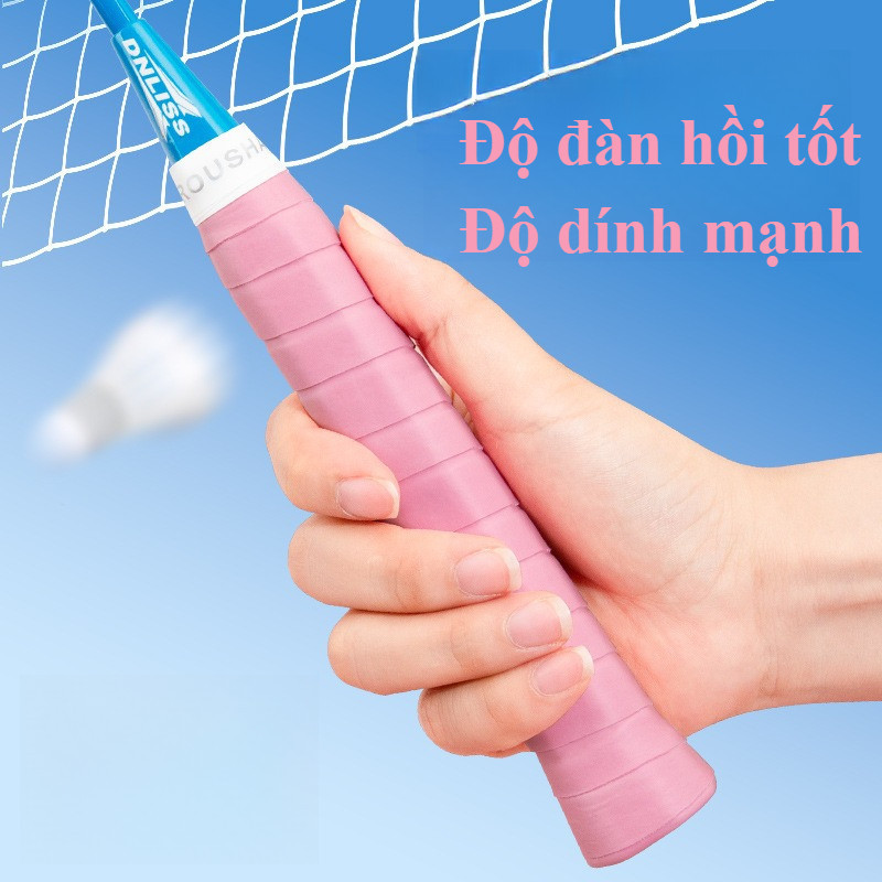Quấn cán vợt chống trơn trượt hiệu quả vỉ 10 chiếc,Cuốn cán vợt cầu lông,Thấm Hút Tối Đa