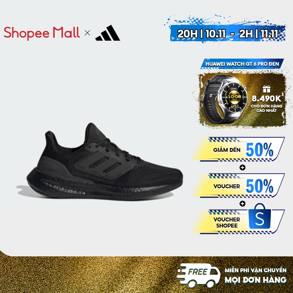 adidas Running Pureboost 23 Shoes Men Black IF2375 | Shopee Việt Nam
