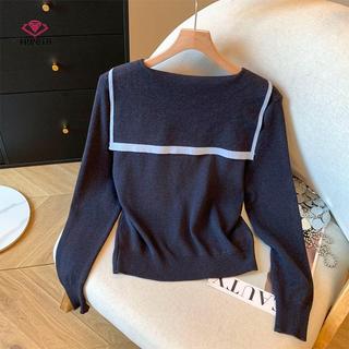 Áo Thun Cổ Chữ V Sọc Phong Cách Preppy, Hàng Ngày Mới