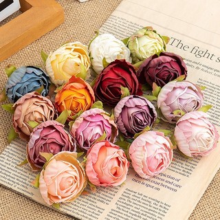 5 Đầu Hoa Hồng Lụa Giả Mini 3cm Trang Trí Đám Cưới DIY Handmade Phụ Kiện Làm Kẹp Tóc Vòng Kết Tháp Bánh Oản Tài Lộc Hộp Quà Tặng Bông Vải Nhiều Màu Decor Nhà Cửa Thủ Công Mầm Non Phân Loại Sỉ Rẻ Đẹp Ruy Băng Scrapbook Vật Liệu May Mặc Tranh