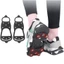 MONOSTYLE 1 Đôi Giày Crampons, 5 / 8 Răng Đa Năng Ice Gripper Spike, Chống Trơn Trượt Spike Grips Cleats Mùa Đông Ngoài Trời
