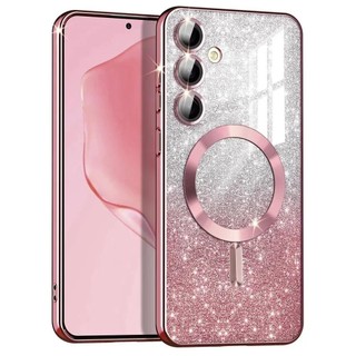 Ốp Lưng Lấp Lánh Cho A56 A55 A26 A25 Trong Suốt Mạ Dành Cho Samsung Galaxy A15 A16 A35 A05S A55 A56 A36 A26 A25 A54 A34 A14 A24 Ốp Lưng Từ Tính