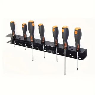 MONOSTYLE 1 Cái Giá Treo Tường Tua Vít, Phụ Kiện Xưởng Dụng Cụ Cầm Tay Kìm Giá Đỡ, Thép Treo Tường Búa Kìm Dụng Cụ Sắp Xếp Lưu Trữ