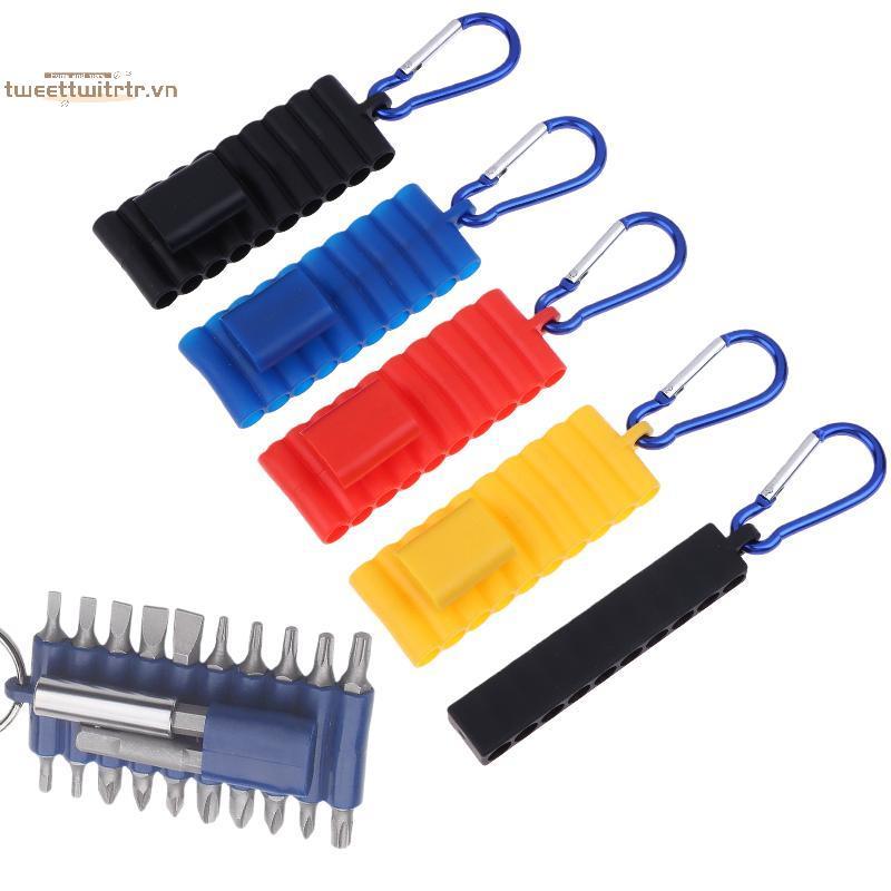 TRTR 1 Cái Di Động 10 / 22 Lỗ Hộp Bảo Quản Người Tổ Chức Vít Lái Xe Mũi Khoan Đứng Dụng Cụ 1 / 4 "Hex Shank Tua Vít Bit Giá Đỡ VN