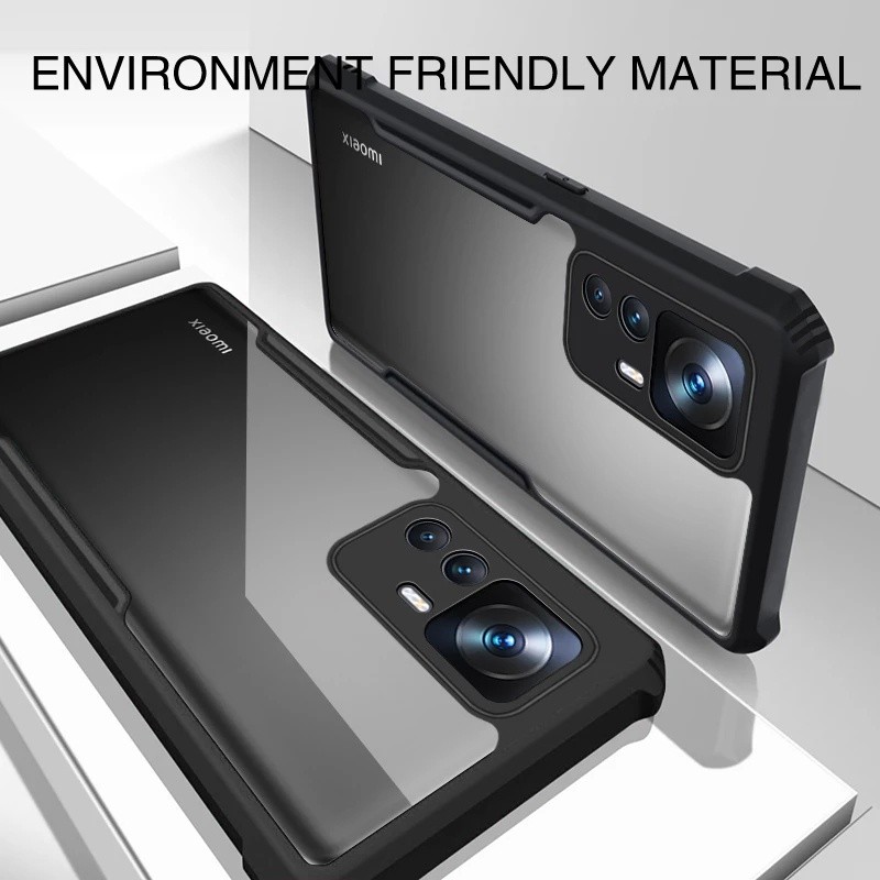 Ốp Lưng Cho Vỏ Điện Thoại Xiaomi 12T 11T 10T Pro 11 12 Lite Vỏ Cứng Chống Sốc Mỏng Pha Lê Trong Suốt