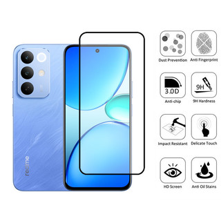 1-2 Chiếc Realme C85 5G HD Kính Cường Lực Bảo Vệ Màn Hình Cho Realme C75 C75x C71 C63 C67 C65 C55 C53 4G 9D Kính Bảo Vệ Phim