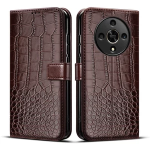 Dành Cho Honor X9d 5G Ốp Lưng Ví Đựng Thẻ Đứng Từ Tính Lật Bao Da Dành Cho Honor X9D 5G Vỏ Điện Thoại