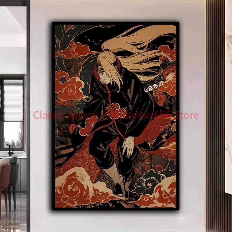 Naruto Poster Kakashi Sasuke Itachi Sasuke Akatsuki Anime Nhân Vật Tranh Canvas Hiện Đại Trang Trí Nhà Cửa Thẩm Mỹ Quà Tặng