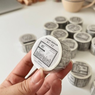 Washi tape hình khung trắng đen Oeda (không đế)