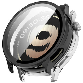 Ốp Đồng Hồ Cho OPPO Watch S Ốp Lưng PC Cứng Có Kính Cường Lực Bảo Vệ Màn Hình PC Cứng Cản Vỏ