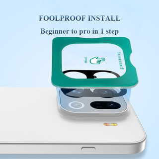 [Khung tự định vị] Lereach cho Oppo Find X9 Pro / Find X9 Kính cường lực Bảo vệ ống kính máy ảnh, Chống trầy xước Độ trong suốt cao