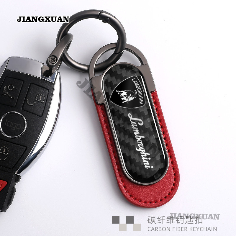 Xe Lamborghini Sợi Carbon Móc Khóa Xe Máy Sáng Tạo Móc Khóa Temerario Revuelto Urus SE Urus S / Performanceante Aventador Huracan Urus
