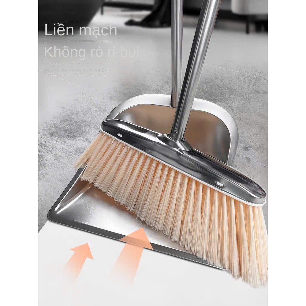 Hốt Rác Inox Kèm Ki Hôt Rác Inox 304 Chổi Quét Rác Đồ Hốt Rác Inox Bộ ...