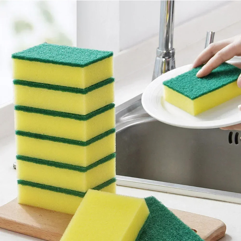 6 / 12 / 20 Cái Spong rửa chén nhà bếp / Khăn lau hai mặt