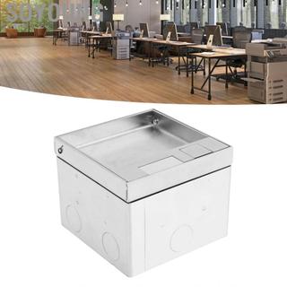 Soyoung Hộp ổ cắm trên sàn 2 X 3 ổ cắm ngạnh 16A 4000W Flip Cover Ổ cắm phẳng lõm cho văn phòng, trường học khách sạn