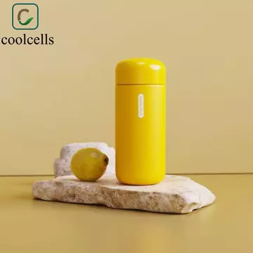 coolcells Cốc giữ nhiệt bỏ túi COOLCELLS, Cốc giữ nhiệt bằng thép không gỉ dung tích nhỏ cách nhiệt, Bình giữ nhiệt chân không 150ml / 200ml Bình nước giữ nhiệt hai lớp cho trẻ em