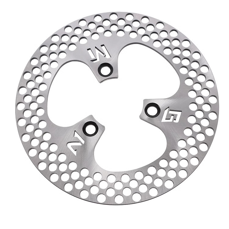 Đĩa phanh lỗ chất lượng 220mm cho xe điện - Tản nhiệt tốt, giảm suy giảm hiệu suất phanh