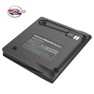 SUBOGDG ổ đĩa ngoài DVD đọc DVD,CD Đầu ghi DVD CD/DVD-RW gắn ngoài USB 3.0 $ typeC-Tốc độ tối đa USB 3.0 TYPE C