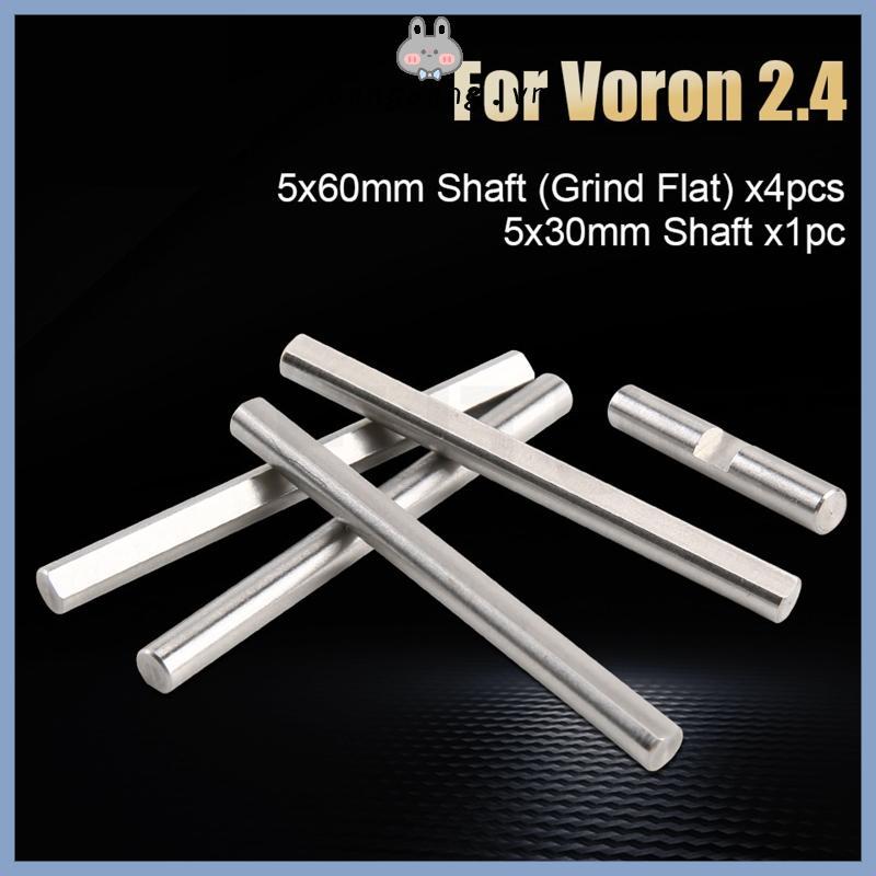 Thanh thép Bang Loại D Đường kính trục 5mm Đường ray tuyến tính phẳng Chiều dài tròn 30 60mm
