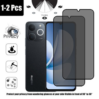 1-2 Chiếc Kính Cường Lực Chống Gián Điệp Bảo Vệ Màn Hình Riêng Tư Cho Realme Note 70 60x 60 50 4G Kính Bảo Vệ