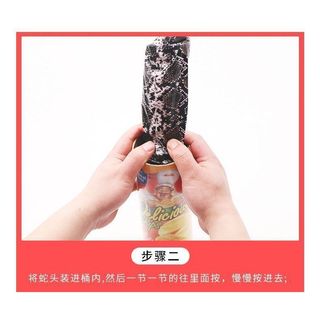 Tricky Khoai Tây Chiên Rắn Xô Đồ Chơi Cá Tháng Tư Giả Bạn Gái Quà Tặng Sinh Nhật Sợ Mô Phỏng Rắn Trẻ Em Tricky