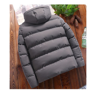 Áo khoác nam mùa đông, slim fit, có mũ trùm đầu giữ nhiệt, thiết kế thời trang