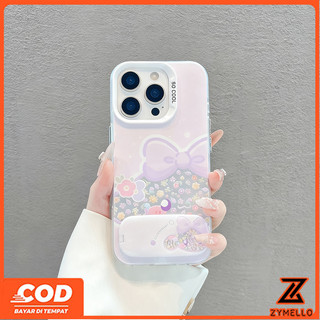 Thích hợp cho OPPO Reno 15F Reno 14F Reno 13F Reno 13 PRO Reno12 F Reno11 F Reno 10 Reno 8T Reno 8Z Reno 7Z Reno8 Cinnamon Dog Mirror Stand IMD Vỏ điện thoại TPU chống sốc