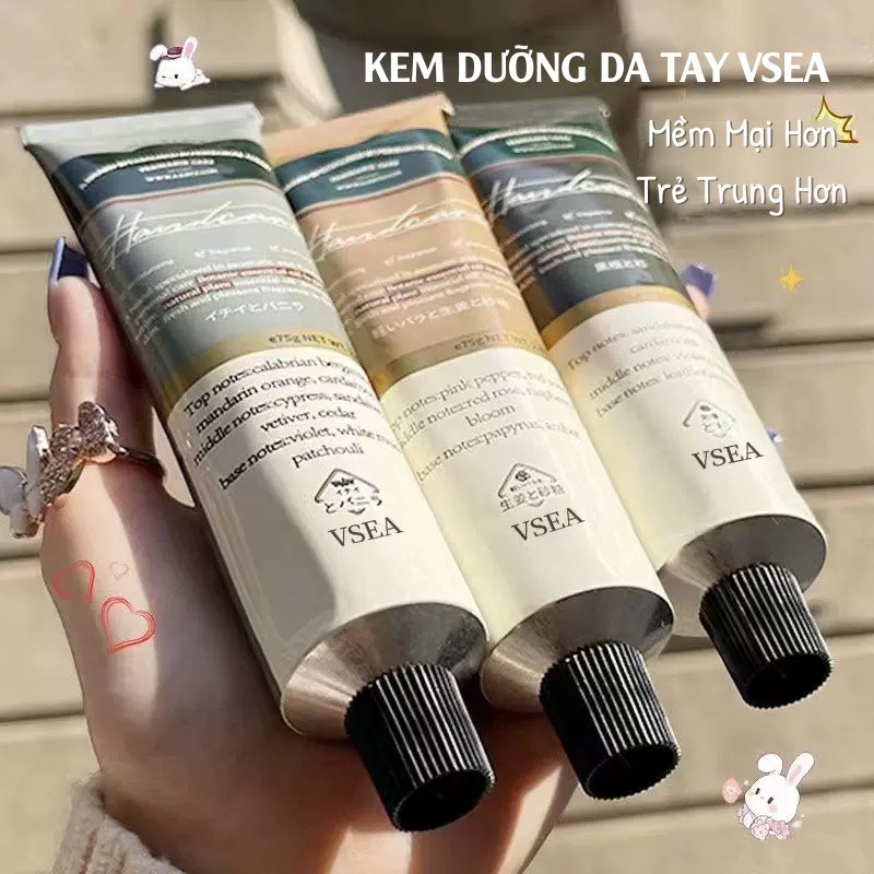 M7 Kem Dưỡng Da Tay Hương Nước Hoa Quyến Rũ VSEA Dạng Tuýp Bằng Nhôm Cao Cấp Trẻ Hoá Làn Da MALAN