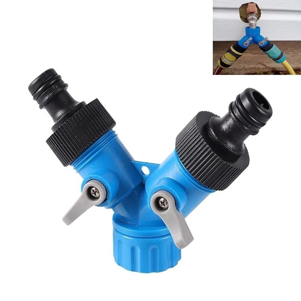 Đầu nối nhanh YMIFI, Van điều khiển lưu lượng thiết kế hình chữ Y, Sợi nữ Kết nối nhanh Bộ điều khiển nước ren 3 / 4 Inch Sử dụng ngoài trời