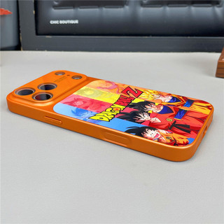 Largewindow cam Dragon Ball Goku anime hoạt hình từ tính Vỏ điện thoại cho iPhone 17 16 15 14 Pro Max