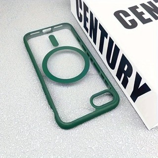 Thích hợp cho iPhone 8 7 Plus 11 12 13 14 15 16 17 Pro Max X XS Max XR 16E SE2 SE3 Ốp điện thoại từ tính trong suốt