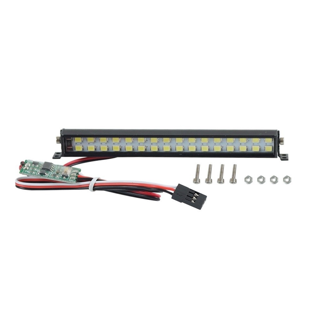 Đèn mái RC SMILE, Thanh đèn LED RC siêu sáng điều khiển CH3, Đèn xe bánh xích RC tỷ lệ 1 / 10 đa kích thước cho phụ kiện RC SCX10 D90 TRX 4
