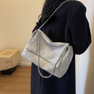 Túi Denim dung tích lớn cổ điển