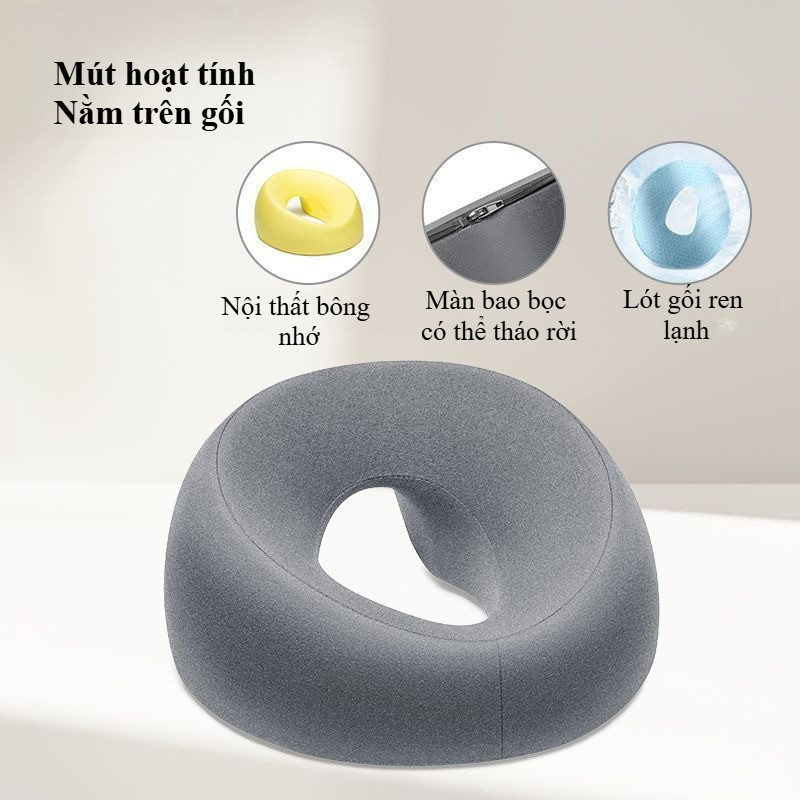 Gối Úp Mặt Cao Su Non Massage,Thân thiện với da và thoáng khí， Học Thư Giãn Cho Spa & Thẩm Mỹ Viện